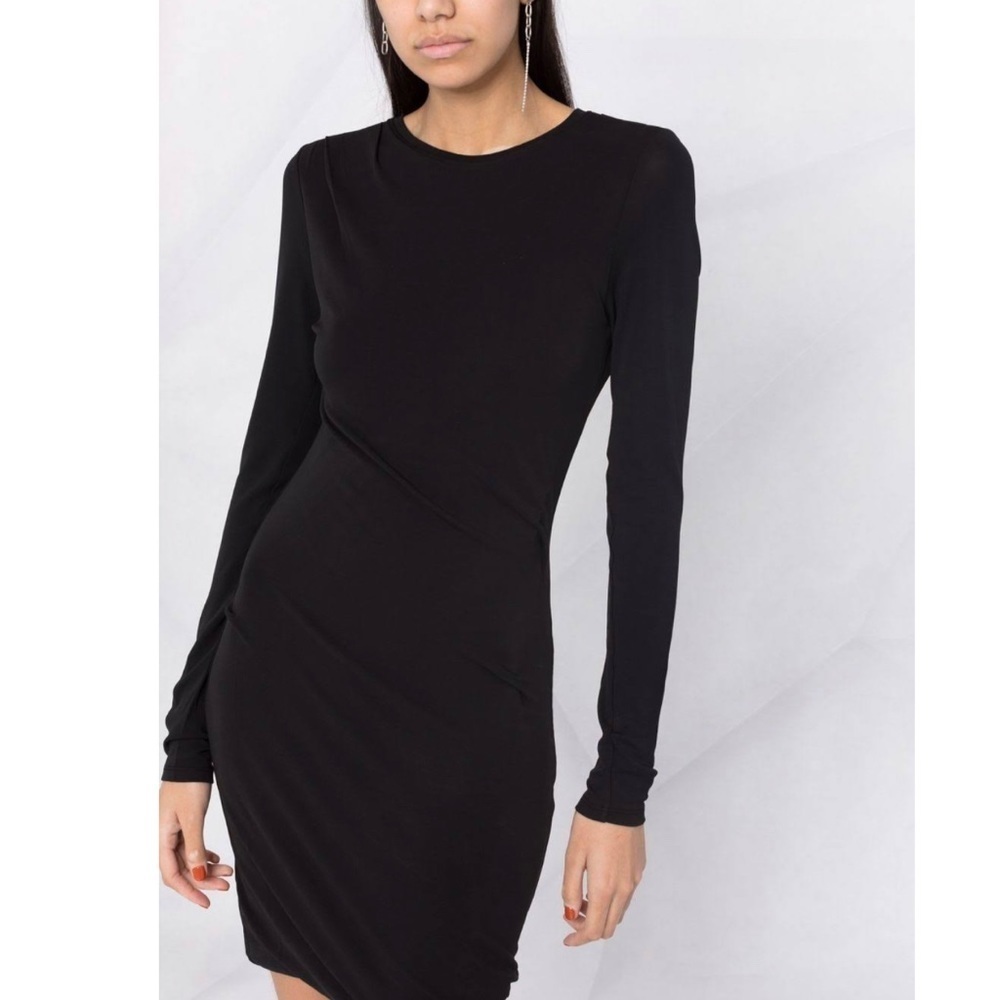 Rag & Bone Women's Black Poppy T-Shirt Dropped Dress